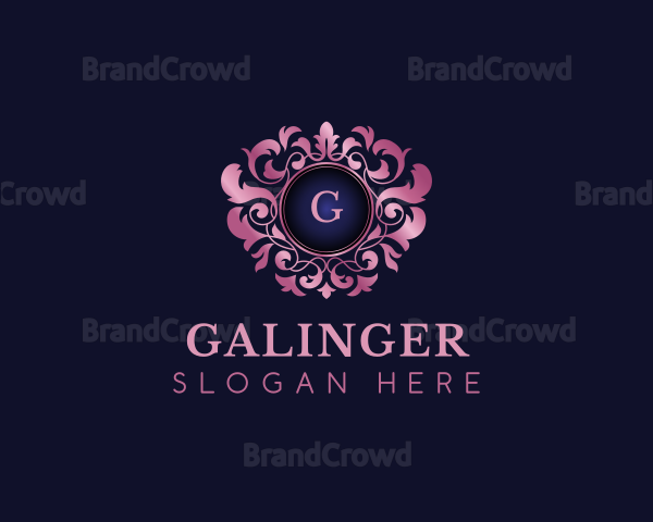 Premium Floral Ornament Logo