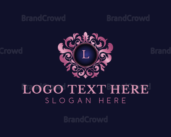 Premium Floral Ornament Logo