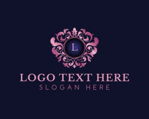 Victorian - Premium Floral Ornament logo design