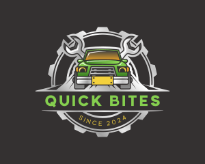 Equipment - Mechanic Wrench Car logo design