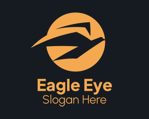 Flying Eagle Sun logo design