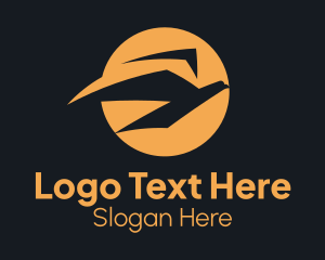 Technology - Flying Eagle Sun logo design