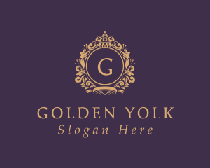 Gold Expensive Boutique logo design