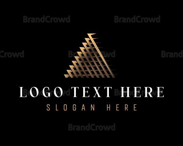 Luxury Finance Pyramid Logo