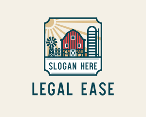 Storage House - Grain Silo Farm logo design