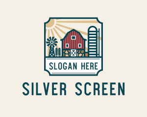 Stockroom - Grain Silo Farm logo design