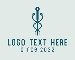 Healthcare - Medical Acupuncture Needle logo design