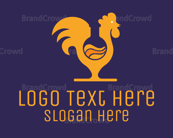Lab Flask Rooster Logo