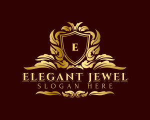 Luxury Deluxe Shield logo design