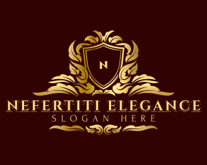 Luxury Deluxe Shield logo design