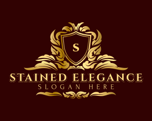 Luxury Deluxe Shield logo design