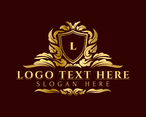 Expensive - Luxury Deluxe Shield logo design