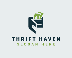 Money Wallet Savings logo design