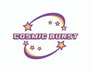 Cosmic Shooting Star logo design