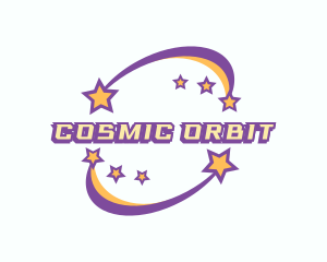 Cosmic Shooting Star logo design