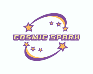 Cosmic Shooting Star logo design