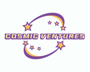 Cosmic Shooting Star logo design