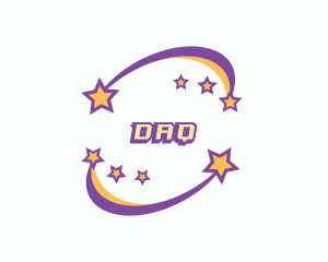 Arcade - Cosmic Shooting Star logo design