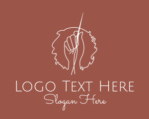 Needle - Handmade Craft Tailoring logo design