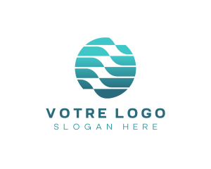 Wave Water Business logo design