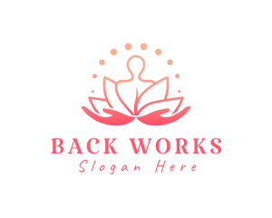 Back - Body Lotus Spa logo design