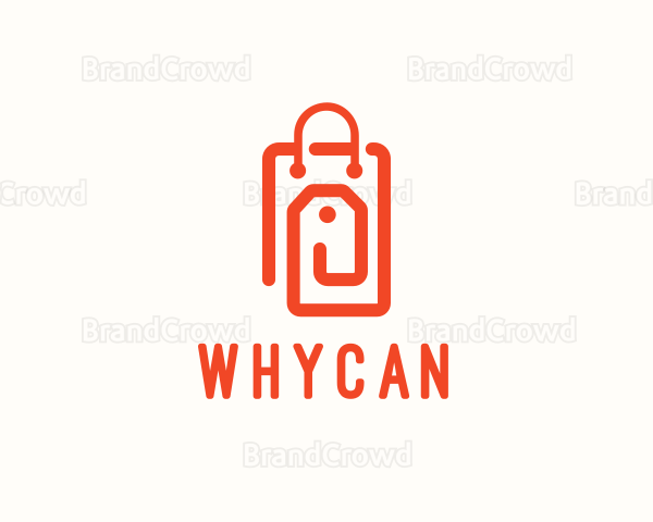 Shopping Bag Tag Logo