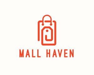 Shopping Bag Tag logo design