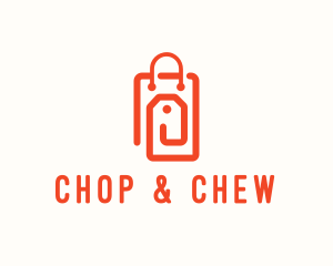 Shopping Bag Tag logo design