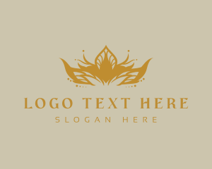 Upscale - Luxury Crown Tiara logo design