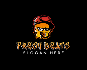 Hip Hop - Graffiti Cap Hip Hop logo design