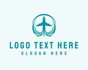 Tour Guide - Airline Travel Plane logo design