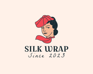 Scarf - Fashion Woman Hat Scarf logo design