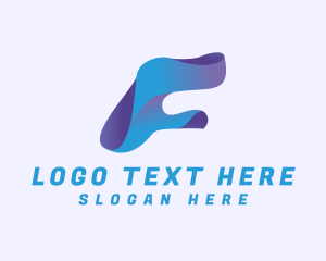 Studio - Business Tech Letter F logo design