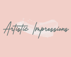 Elegant Artist Watercolor logo design