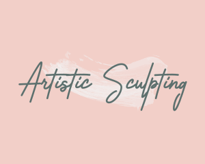 Elegant Artist Watercolor logo design