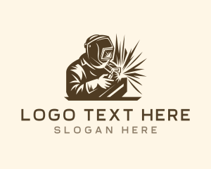 Industrial - Fabrication Metal Welder logo design