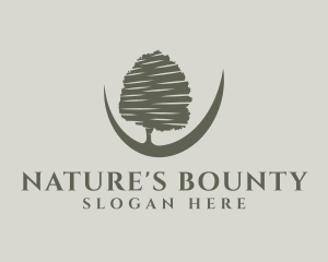 Eco Nature Tree logo design