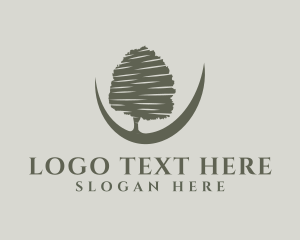 Eco Nature Tree Logo