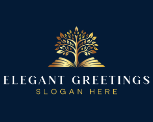 Elegant Tree Garden logo design