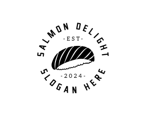 Salmon - Japanese Sushi Sashimi logo design