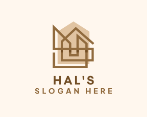 Brown - Brown House Village logo design