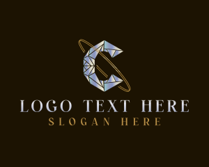 Luxury - Elegant Jewelry Letter C logo design