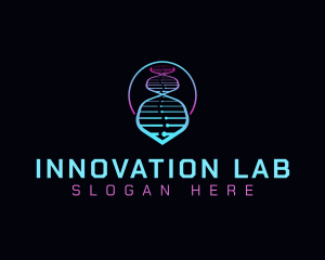 Laboratory - Biotech Genetic Laboratory logo design