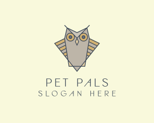 Owl Bird Aviary logo design