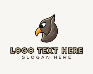 League - Bird Falcon Animal logo design