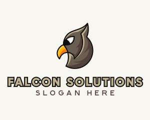 Bird Falcon Animal logo design