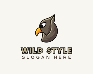 Bird Falcon Animal logo design