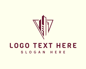 Office - Triangle Tower building logo design