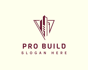 Triangle Tower building logo design