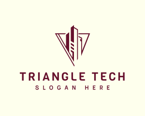 Triangle Tower building logo design